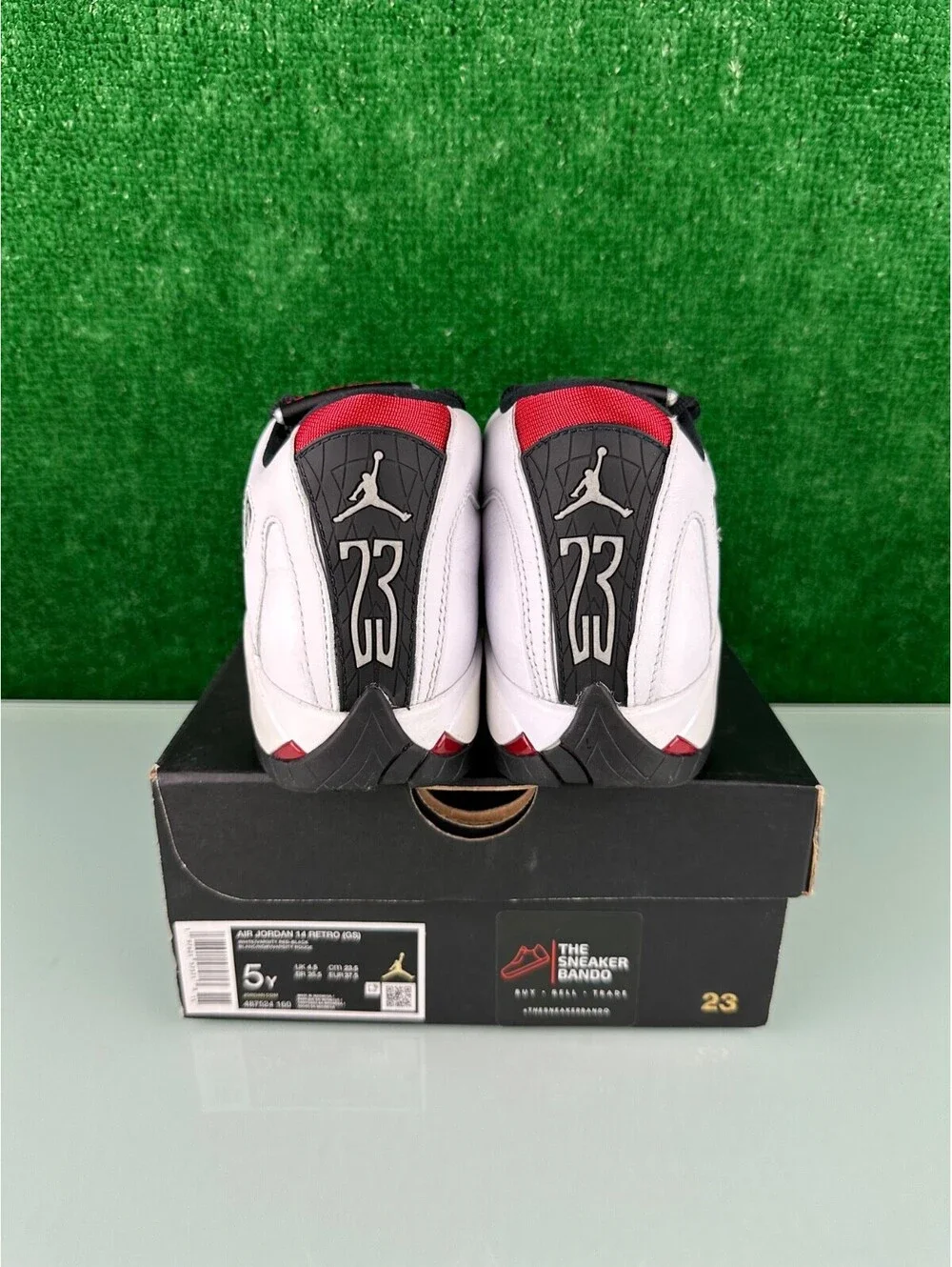 Size 5Y- Air Jordan 14 Retro 2024 Black Toe (GS)